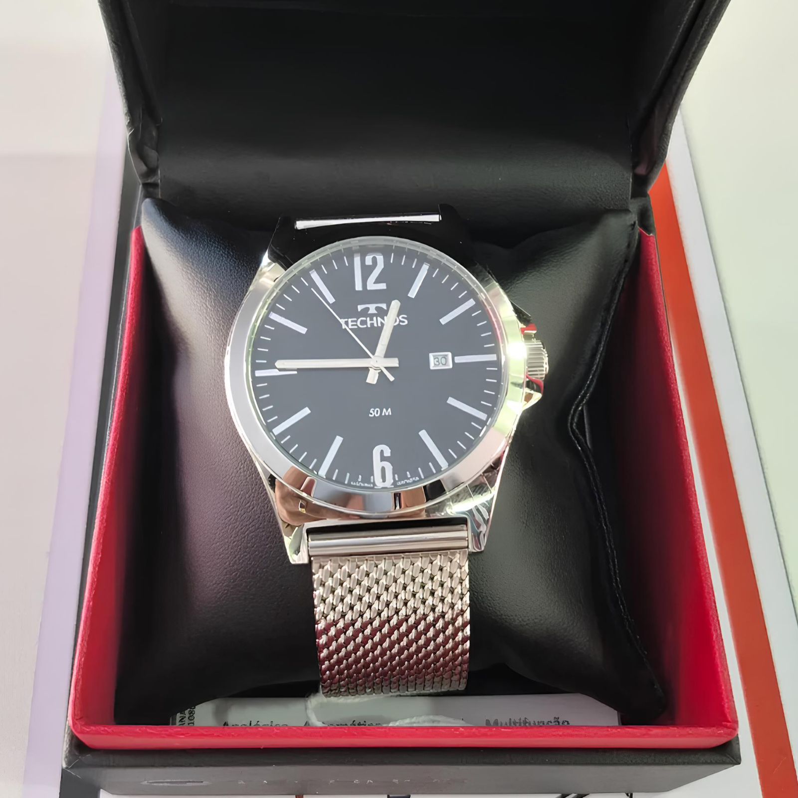 Relógio Technos Masculino Steel Prata
